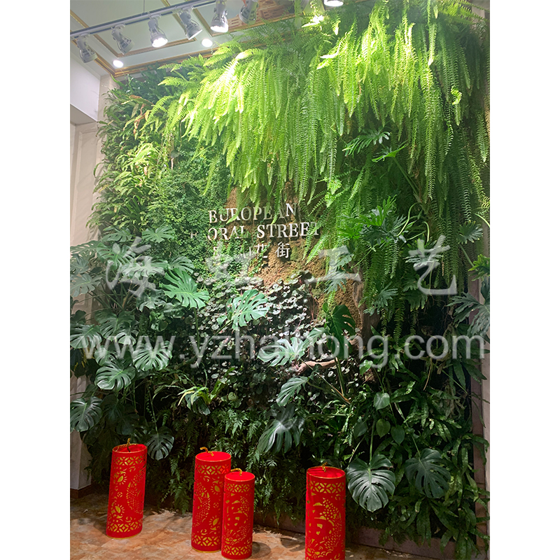 artificial plant wall 仿真植物墻12